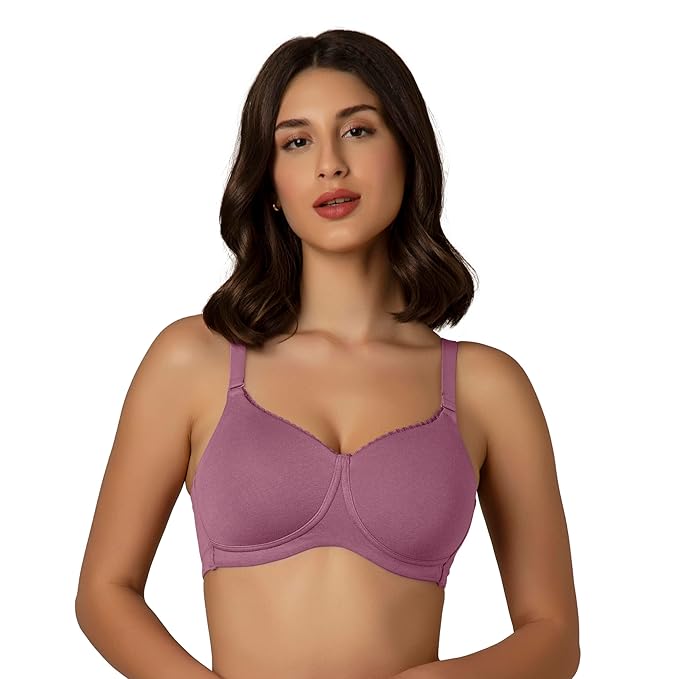 Amante Padded Non Wired Essential Support Cotton T-Shirt Bra|Bra75501