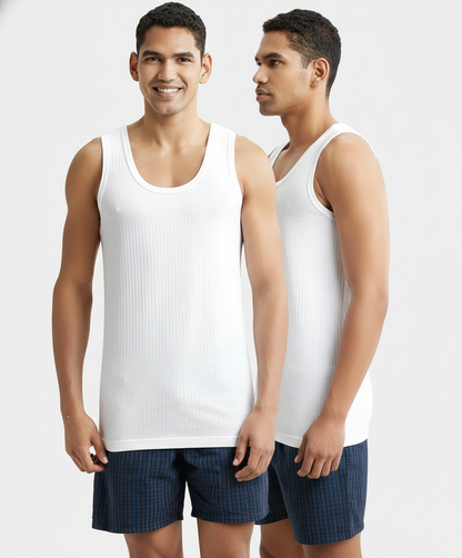 Jockey Men’s Classic Undershirt Vest | Super Combed Cotton Sleeveless Vest | 8816