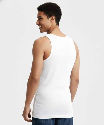 Jockey Men’s Classic Vest | Super Combed Cotton Sleeveless Undershirt | 8823