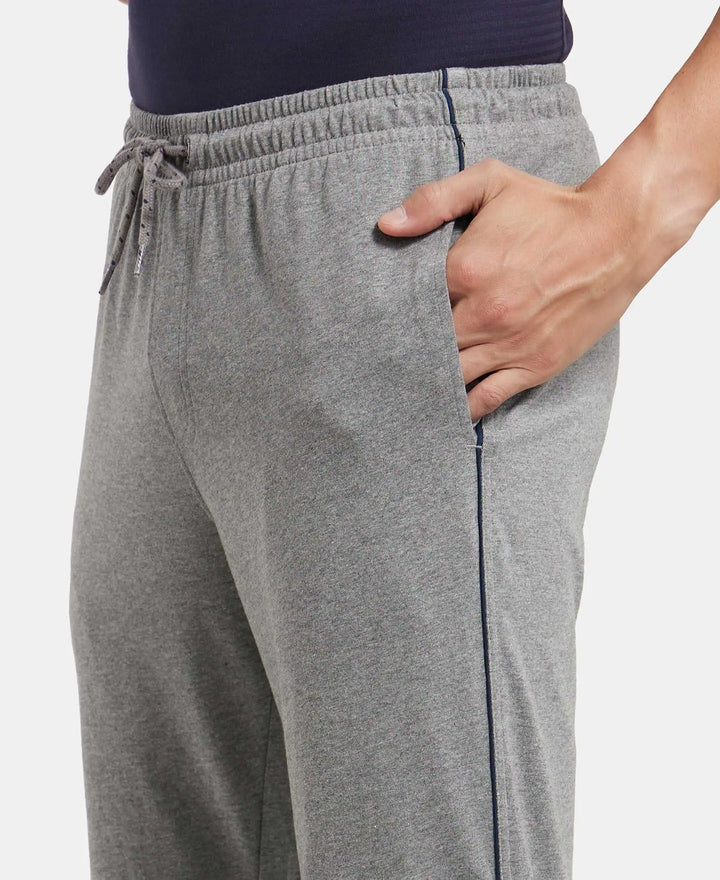 Jockey Men’s Athleisure Lower | Cotton Rich Track Pant | Flexible Activewear Bottoms | 9500