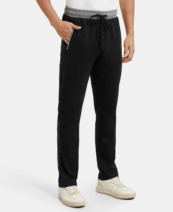 Jockey Men’s Athleisure Lower | Ultra-Soft Cotton Track Pants | Comfortable Daily Wear | 9510