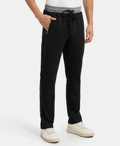 Jockey Men’s Athleisure Lower | Ultra-Soft Cotton Track Pants | Comfortable Daily Wear | 9510