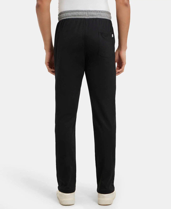 Jockey Men’s Athleisure Lower | Ultra-Soft Cotton Track Pants | Comfortable Daily Wear | 9510