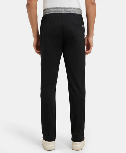 Jockey Men’s Athleisure Lower | Ultra-Soft Cotton Track Pants | Comfortable Daily Wear | 9510
