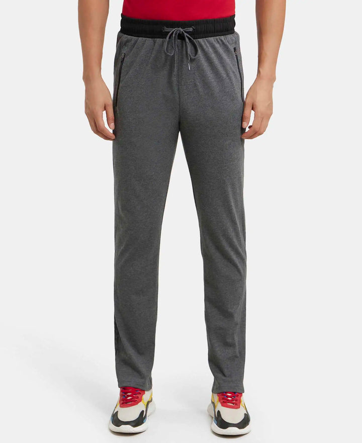 Jockey Men’s Athleisure Lower | Ultra-Soft Cotton Track Pants | Comfortable Daily Wear | 9510