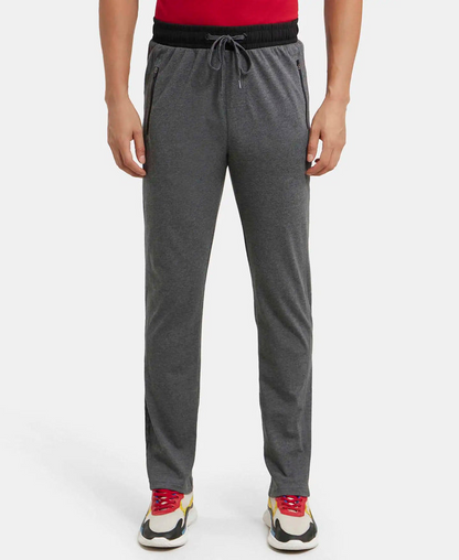 Jockey Men’s Athleisure Lower | Ultra-Soft Cotton Track Pants | Comfortable Daily Wear | 9510