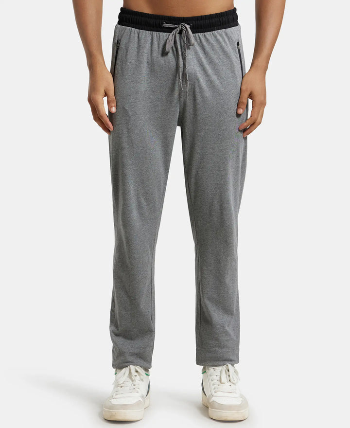 Jockey Men’s Athleisure Lower | Ultra-Soft Cotton Track Pants | Comfortable Daily Wear | 9510