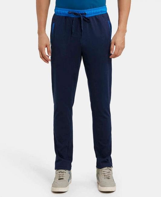 Jockey Men’s Athleisure Lower | Ultra-Soft Cotton Track Pants | Comfortable Daily Wear | 9510