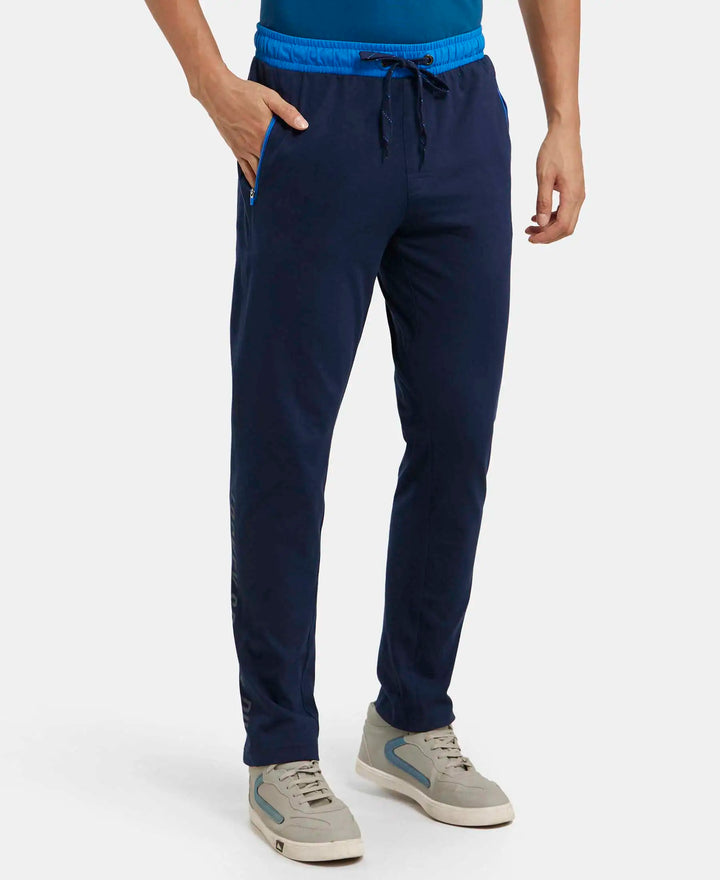 Jockey Men’s Athleisure Lower | Ultra-Soft Cotton Track Pants | Comfortable Daily Wear | 9510