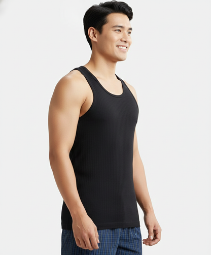 Jockey Men’s Racer Back Vest | 100% Cotton Soft Undershirt | Breathable Daily Innerwear | 9922