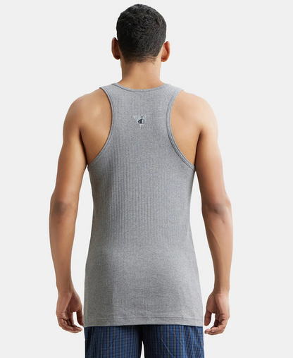 Jockey Men’s Racer Back Vest | 100% Cotton Soft Undershirt | Breathable Daily Innerwear | 9922