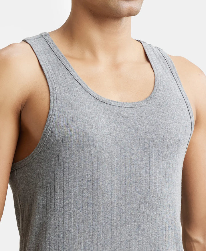 Jockey Men’s Racer Back Vest | 100% Cotton Soft Undershirt | Breathable Daily Innerwear | 9922