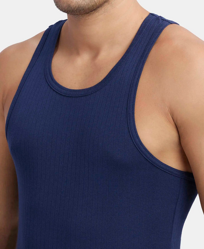 Jockey Men’s Racer Back Vest | 100% Cotton Soft Undershirt | Breathable Daily Innerwear | 9922