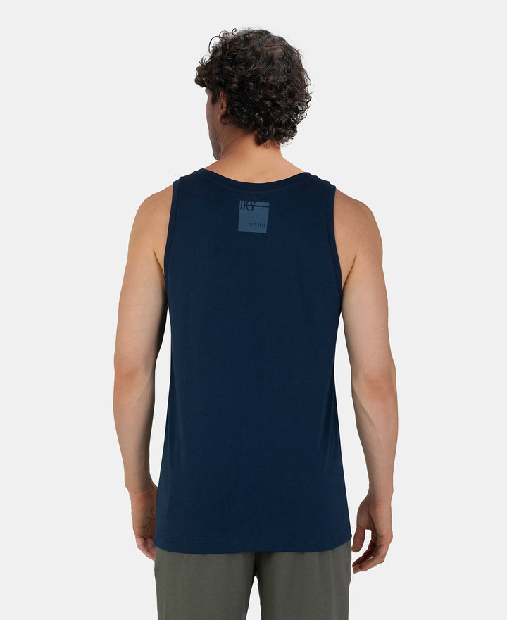 Jockey Men’s Muscle Tee | Sleeveless Athleisure Gym Vest | Soft Cotton Performance Wear | 9928