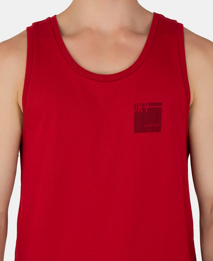 Jockey Men’s Muscle Tee | Sleeveless Athleisure Gym Vest | Soft Cotton Performance Wear | 9928