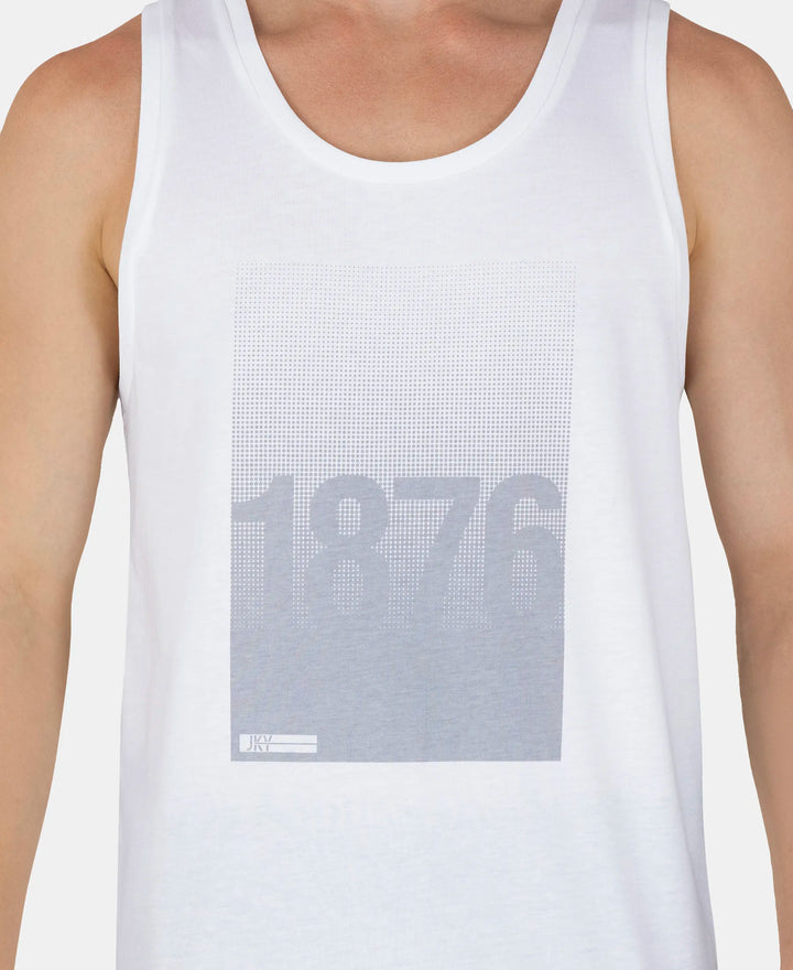 Jockey Men’s Muscle Tee | Sleeveless Athleisure Gym Vest | Soft Cotton Performance Wear | 9928