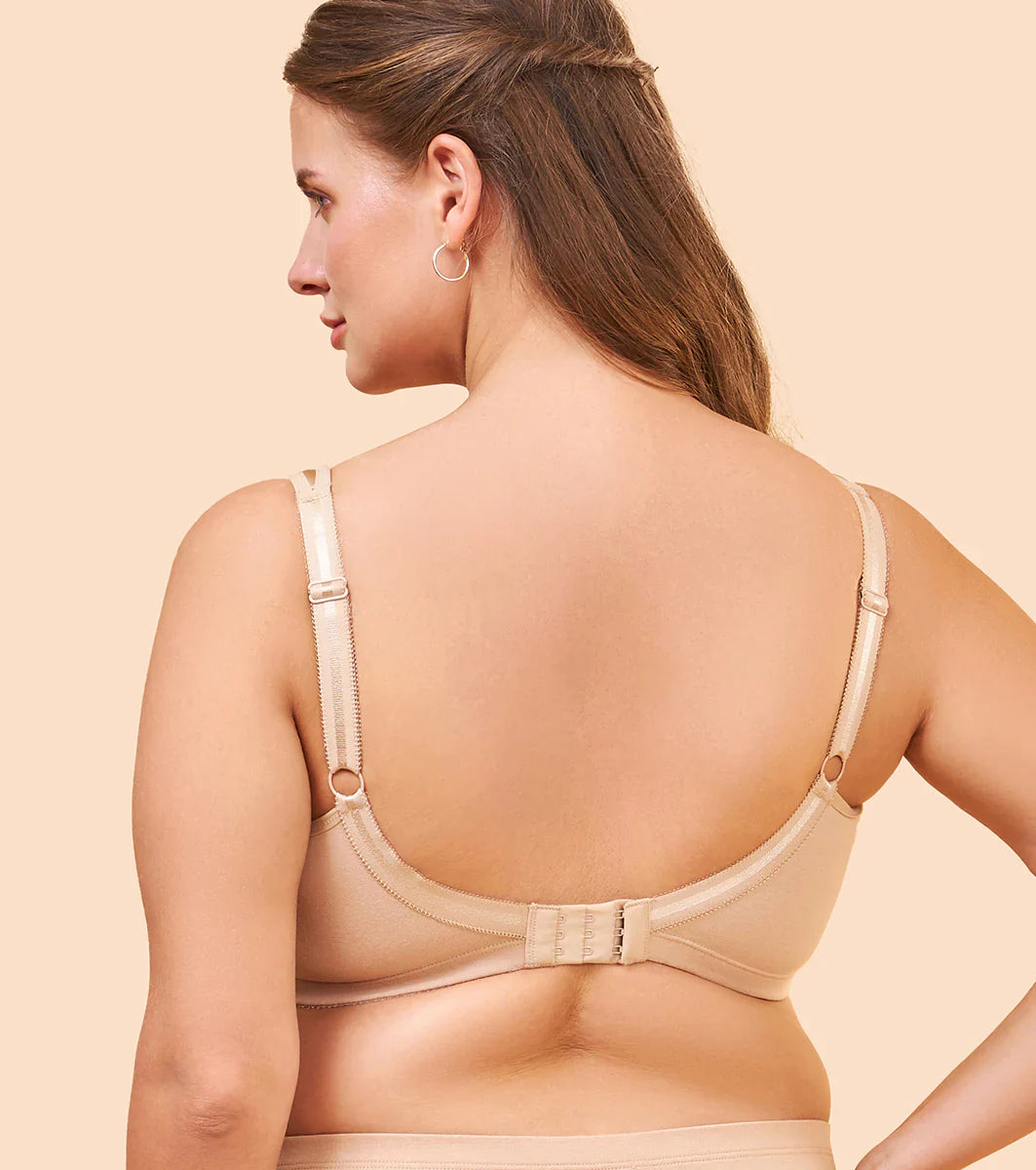 Enamor Non Padded Non Wired Full Coverage Plus Size Support Bra