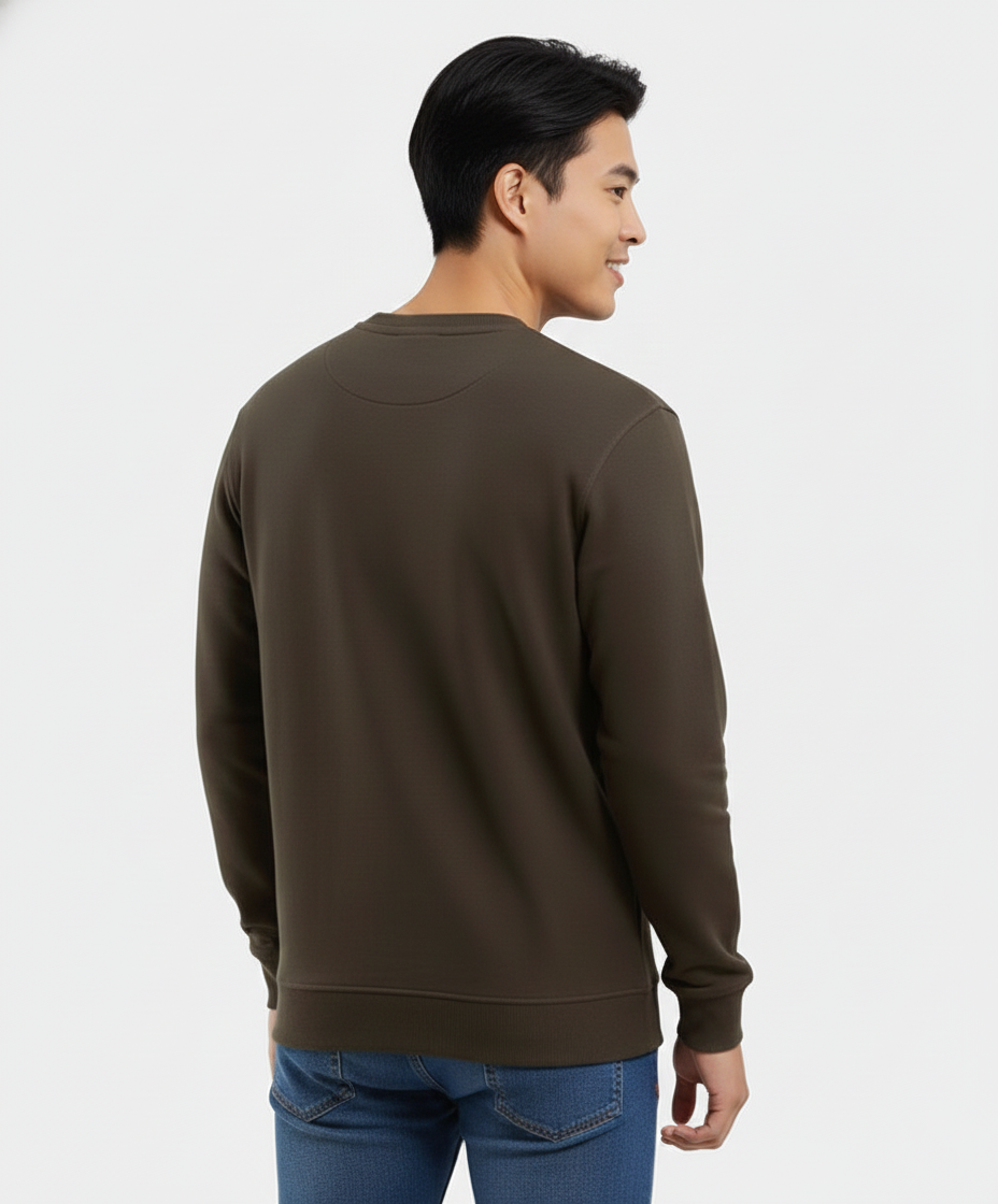 Jockey Men’s Athleisure Sweatshirt | Lightweight Pullover | Soft Stretch Fabric | AM48