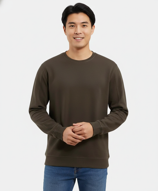 Jockey Men’s Athleisure Sweatshirt | Lightweight Pullover | Soft Stretch Fabric | AM48