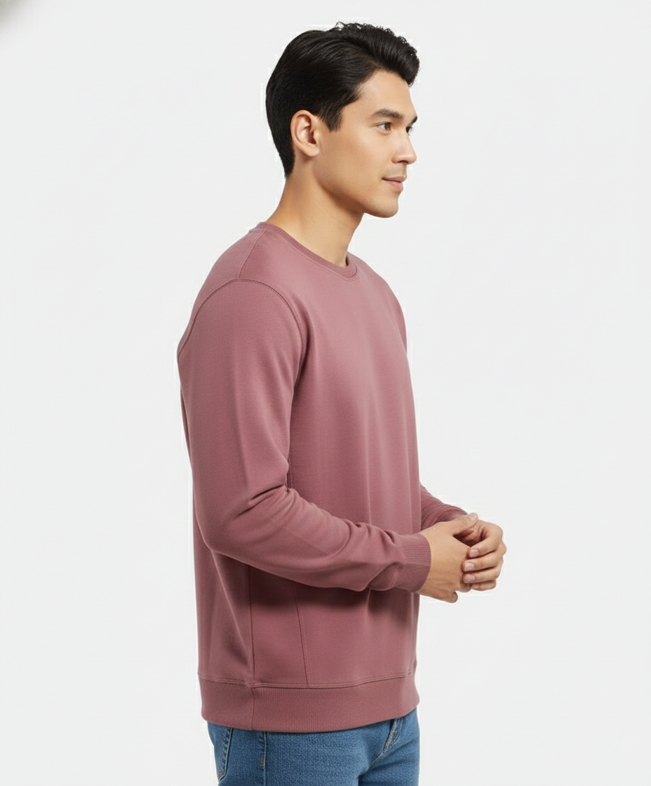 Jockey Men’s Athleisure Sweatshirt | Lightweight Pullover | Soft Stretch Fabric | AM48