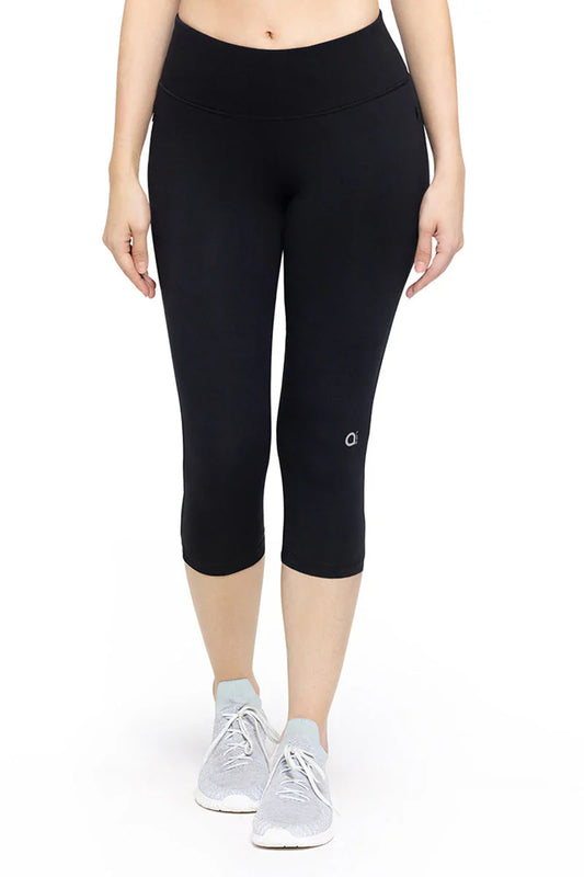 Amante Active Cotton Capri Activewear|Abt85701 Black