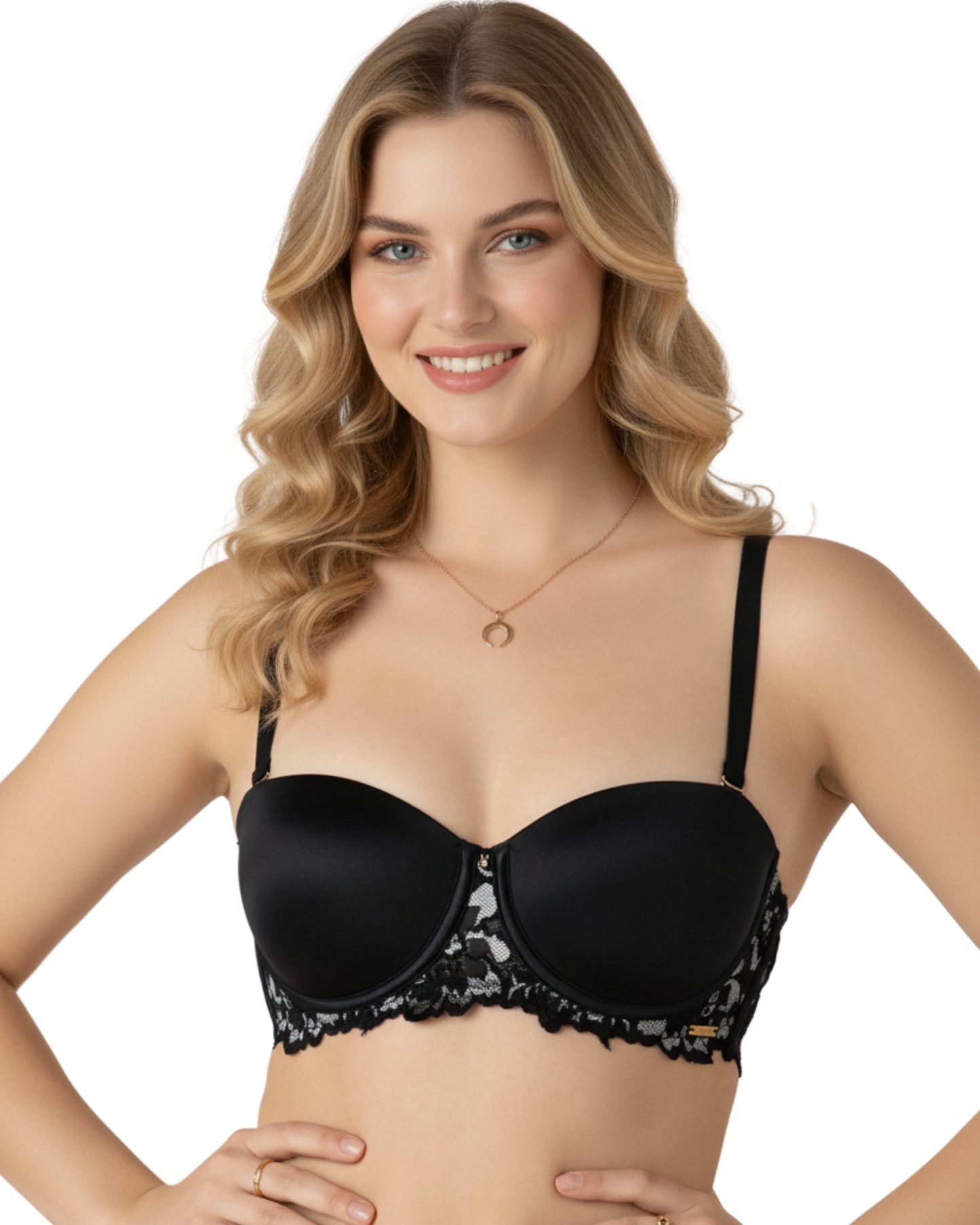 amante Femme Lace Multiway Bra | Padded Wired Balconette Backless Bra | BRA06301