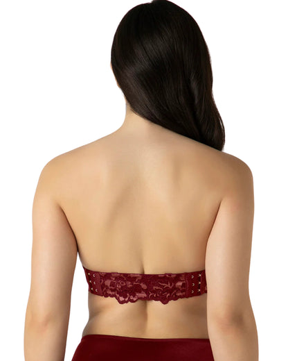 amante Femme Lace Multiway Bra | Padded Wired Balconette Backless Bra | BRA06301