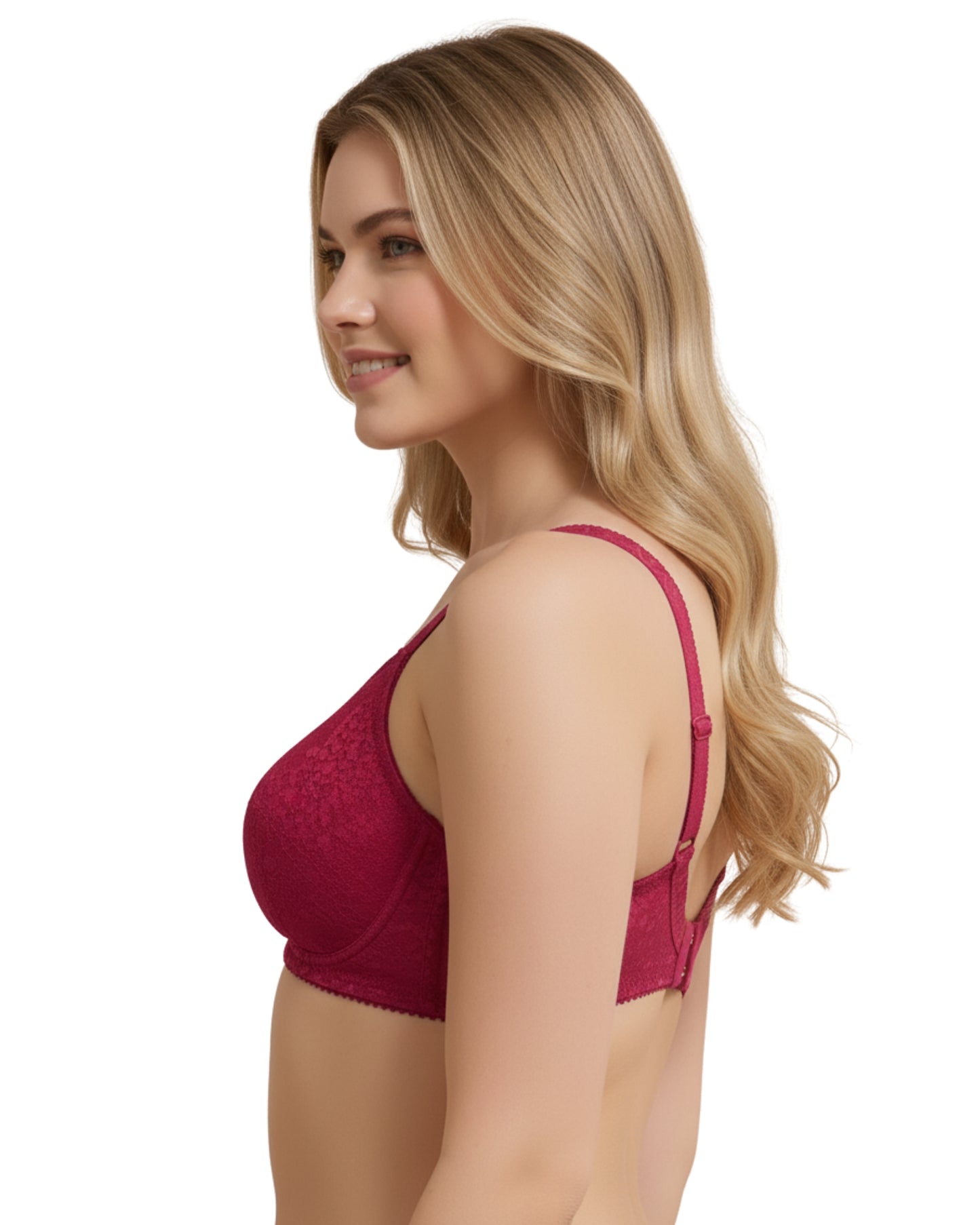 amante Allure Embrace Non-Padded Non-Wired Lace Bra | Dual Jacquard Lace Bra | BRA111301