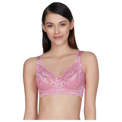 Amante Non Padded Non Wired Cotton Lace Bra|Bra75101