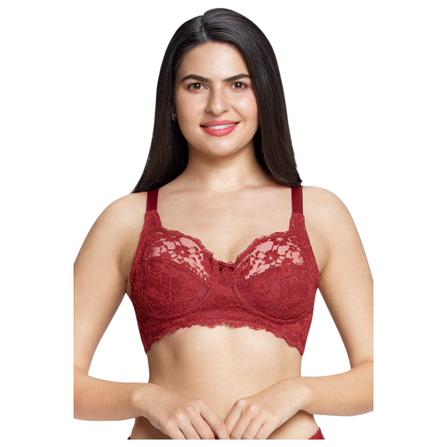 Amante Non Padded Non Wired Cotton Lace Bra|Bra75101