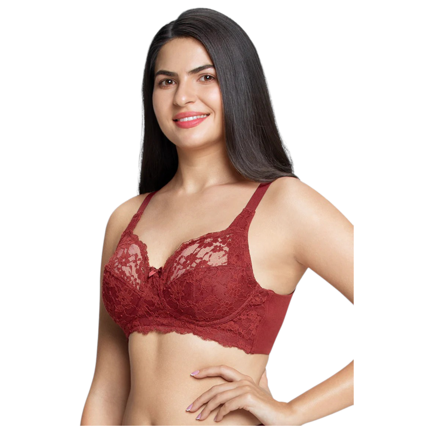 Amante Non Padded Non Wired Cotton Lace Bra|Bra75101