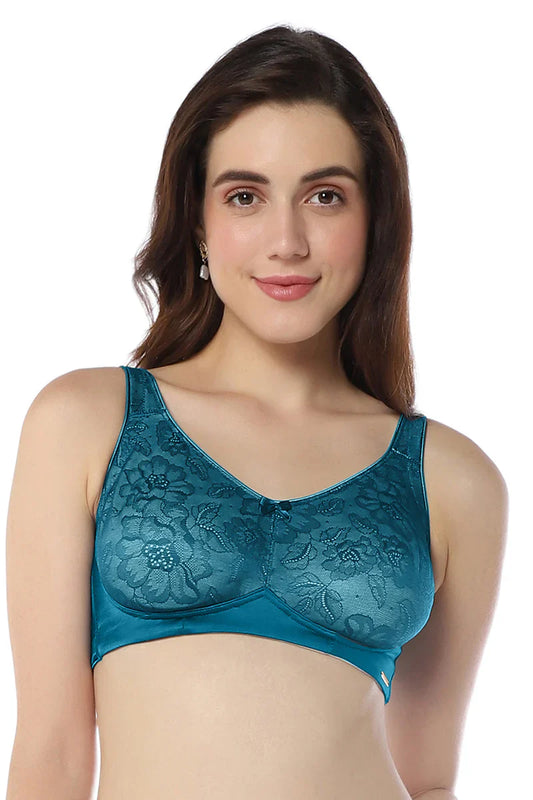 Amante Non Padded Non Wired Lace Full Coverage Bra|Bra101301