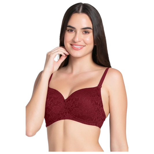 Amante Lacy Padded Non Wired Bra|Bra10306