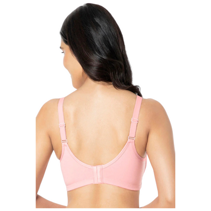 Amante Non Padded Non Wired Cotton Smooth Back Support Bra|Bra93301