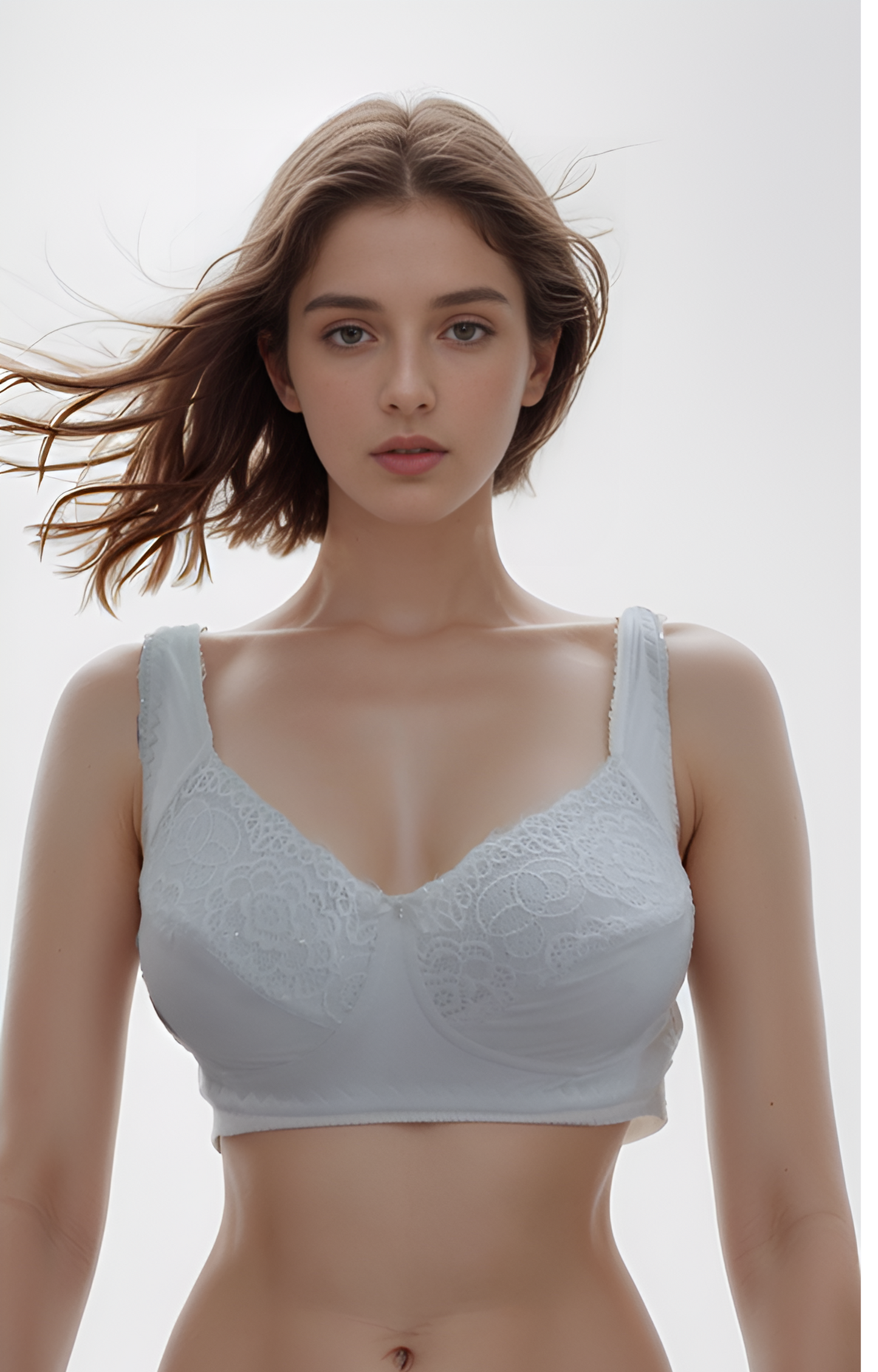 Little Lacy Women Non Padded Non Wired Bra |Curvy