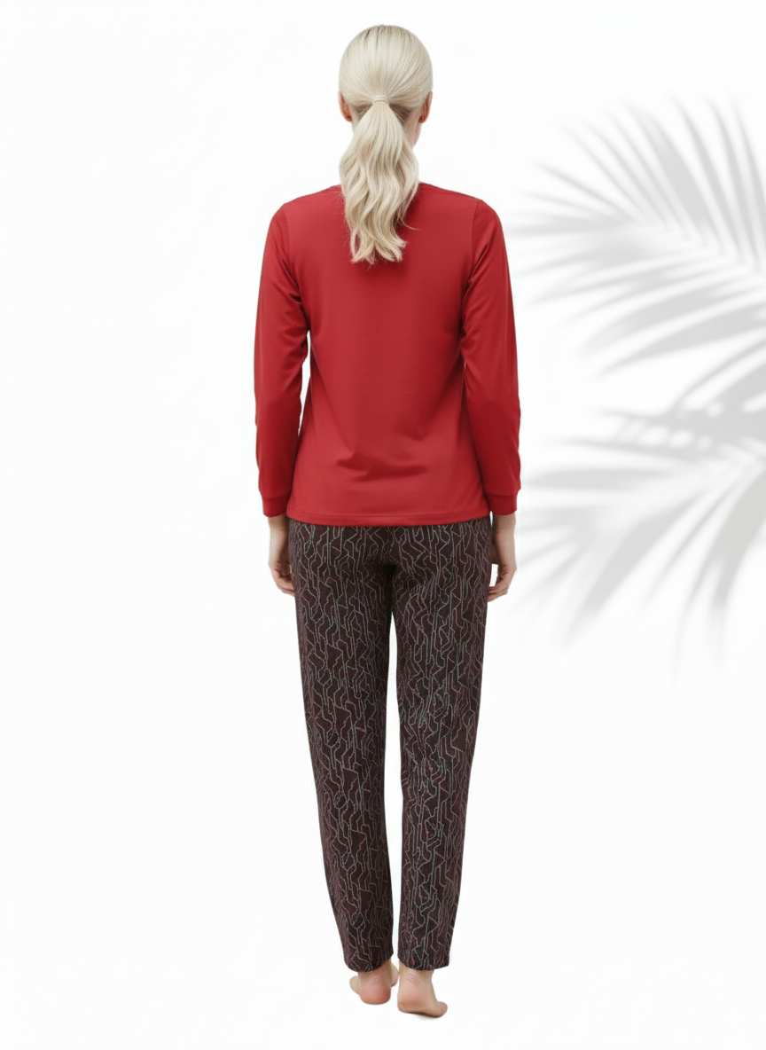 Vieviana Pj Set Full Sleeves Nightwear|Ev14110