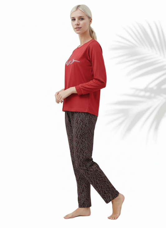 Vieviana Pj Set Full Sleeves Nightwear|Ev14110