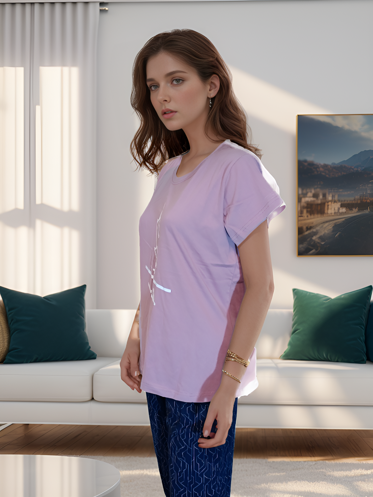 Vieviana Pj Set Full Sleeves Nightwear|Ev14210