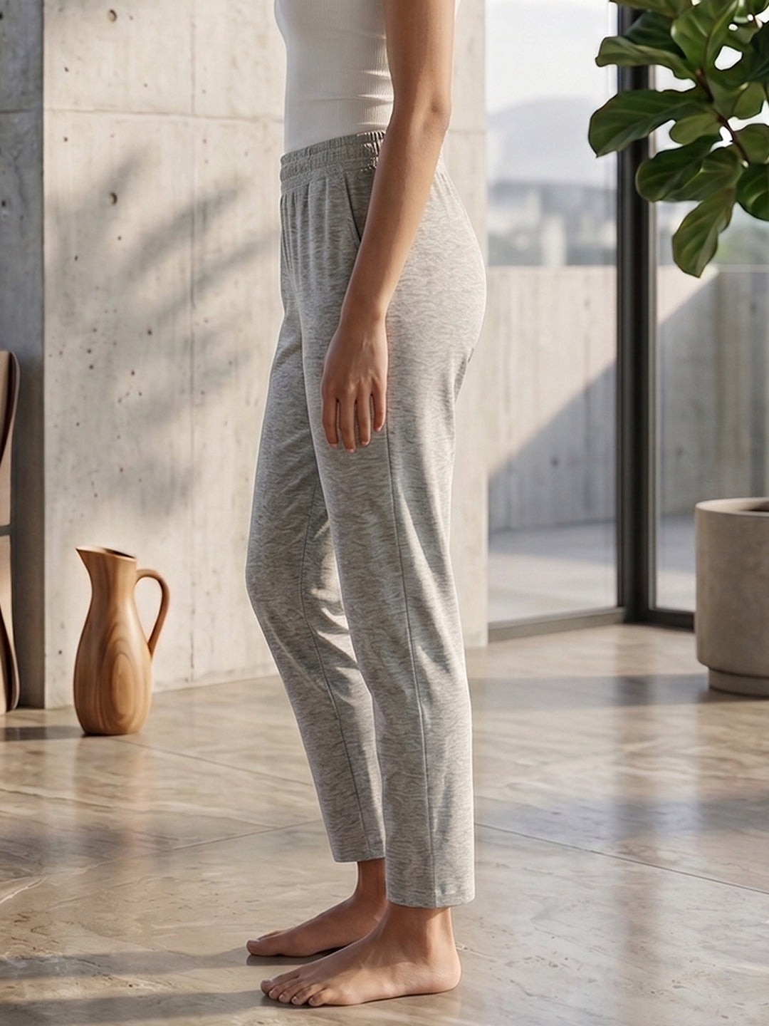 Vieviana Women's Lower Athleisure|Ev201 Grey