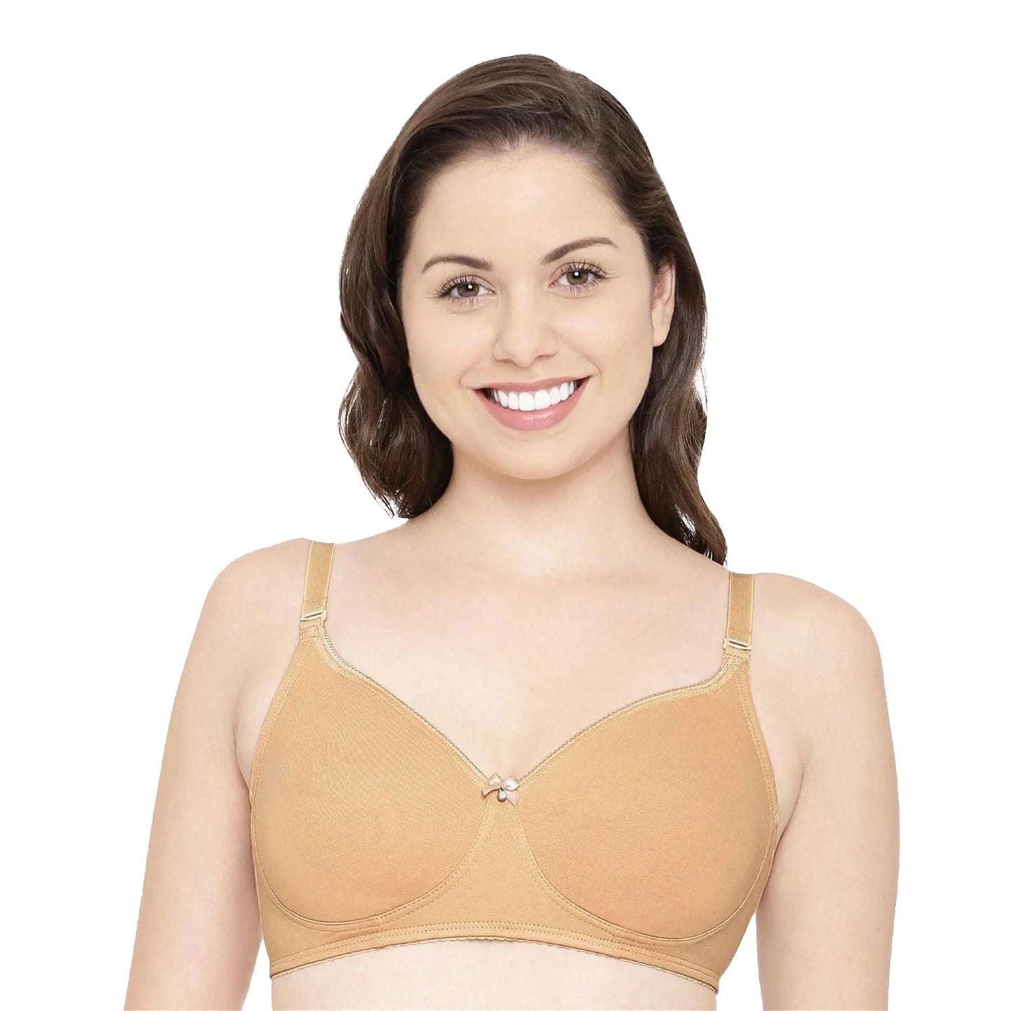 Enamor Non Padded Non Wired Cotton Minimizer Bra|A055