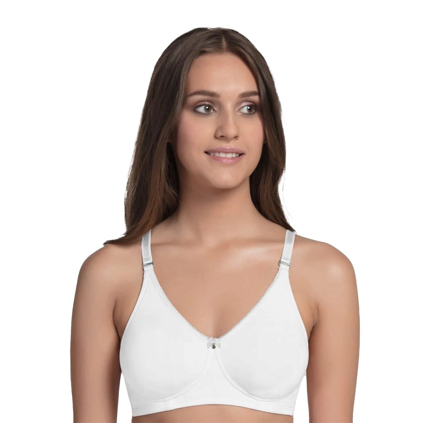 Enamor Non Padded Non Wired Cotton Minimizer Bra|A055