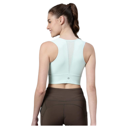 Enamor Gym Workout Crewneck Racerback Sports Bra Top|E121