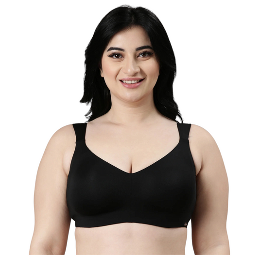 Enamor Full Figure Ultimate Smoothening Non Padded Non Wired Support Bra|F121