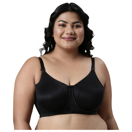 Enamor Full Figure Minimizer Non Padded Wired Bra|F124