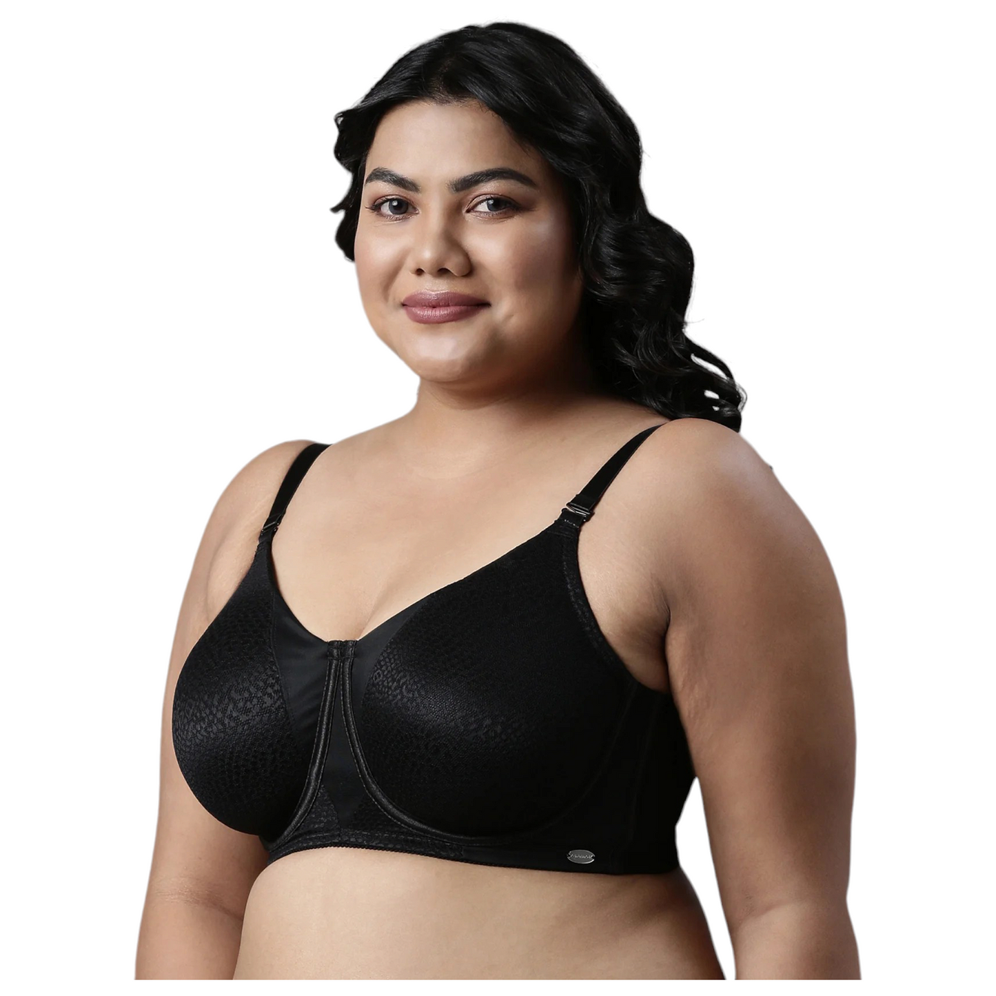 Enamor Full Figure Minimizer Non Padded Wired Bra|F124