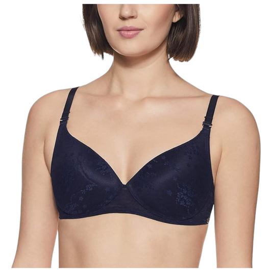 Enamor Padded Non Wired T-Shirt Plunge Bra|F023