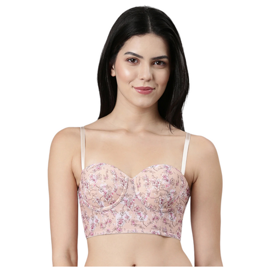 Enamor Padded Wired Bustier Bra|F130