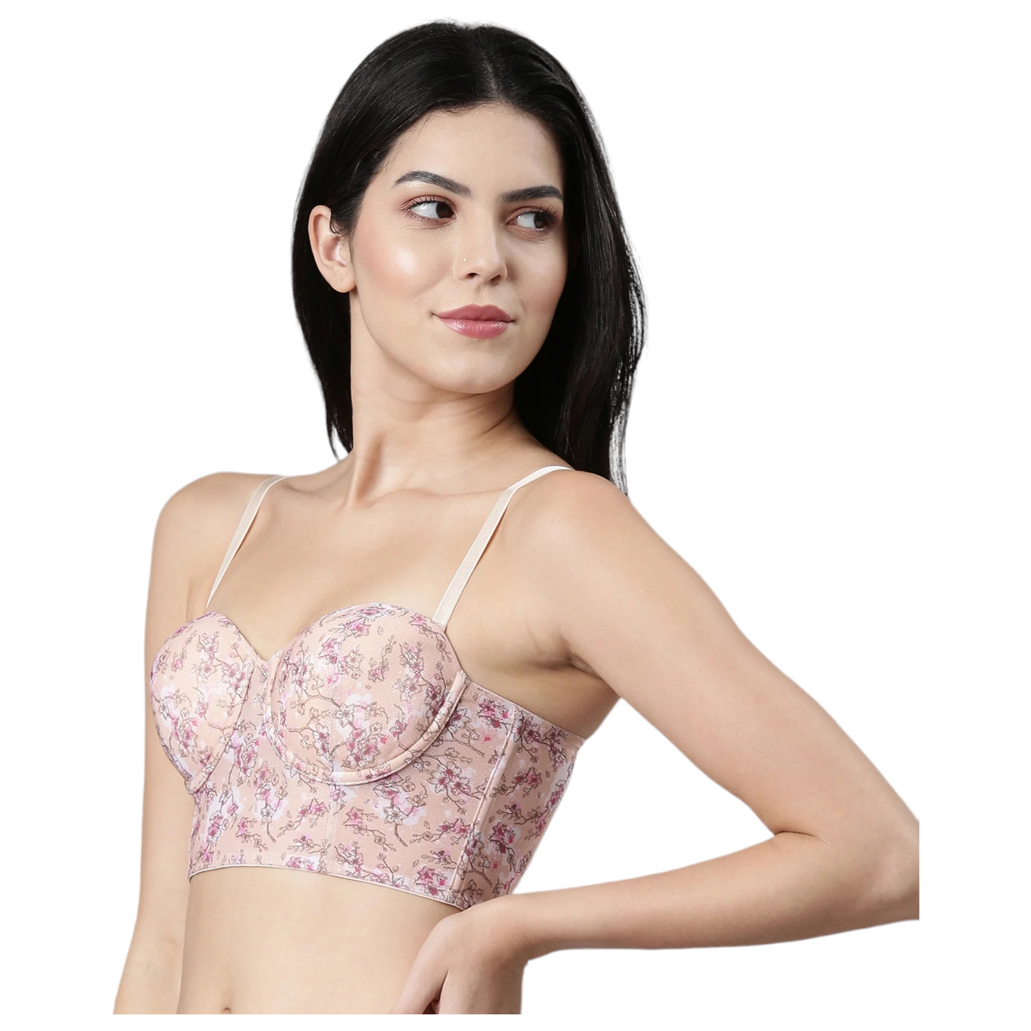 Enamor Padded Wired Bustier Bra|F130