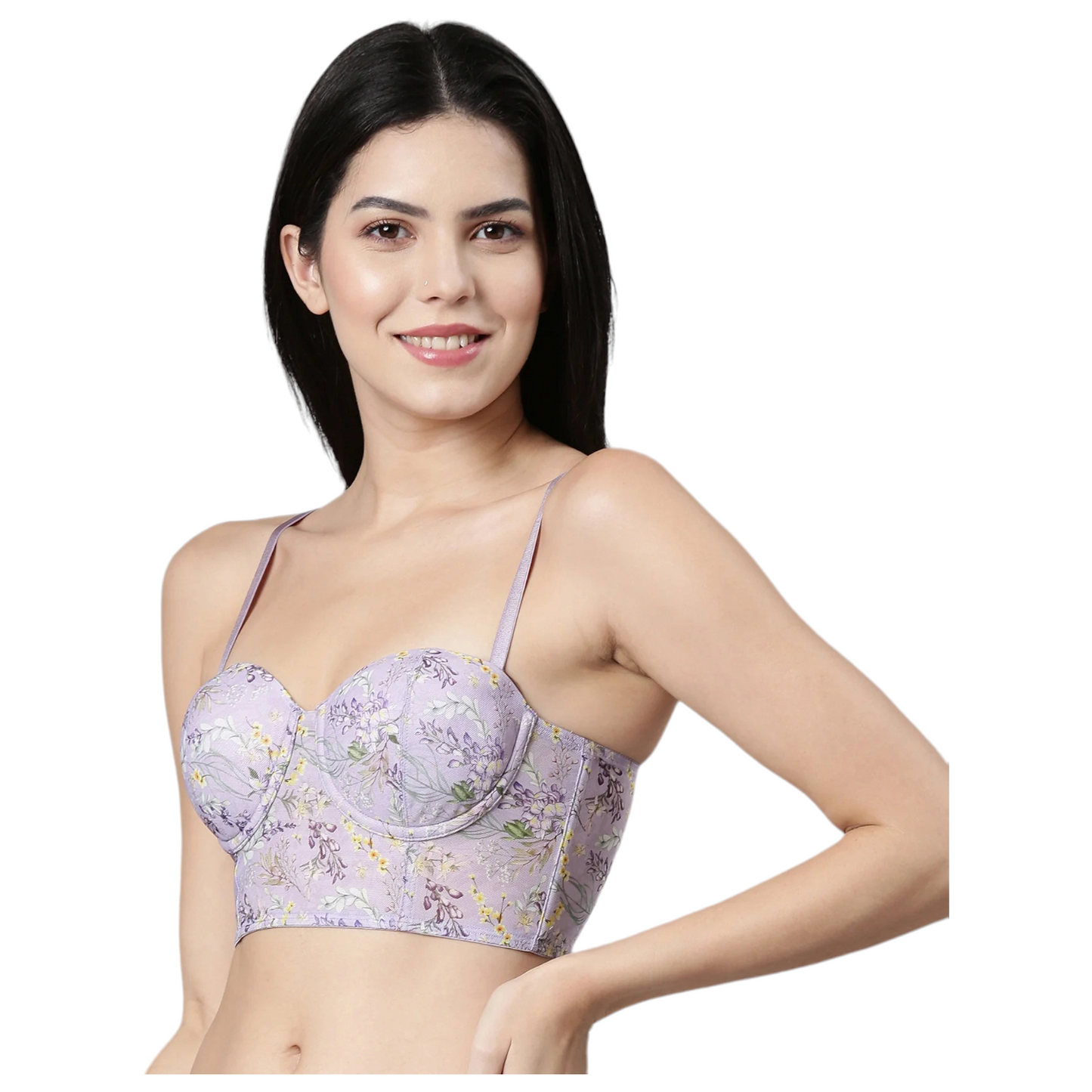 Enamor Padded Wired Bustier Bra|F130