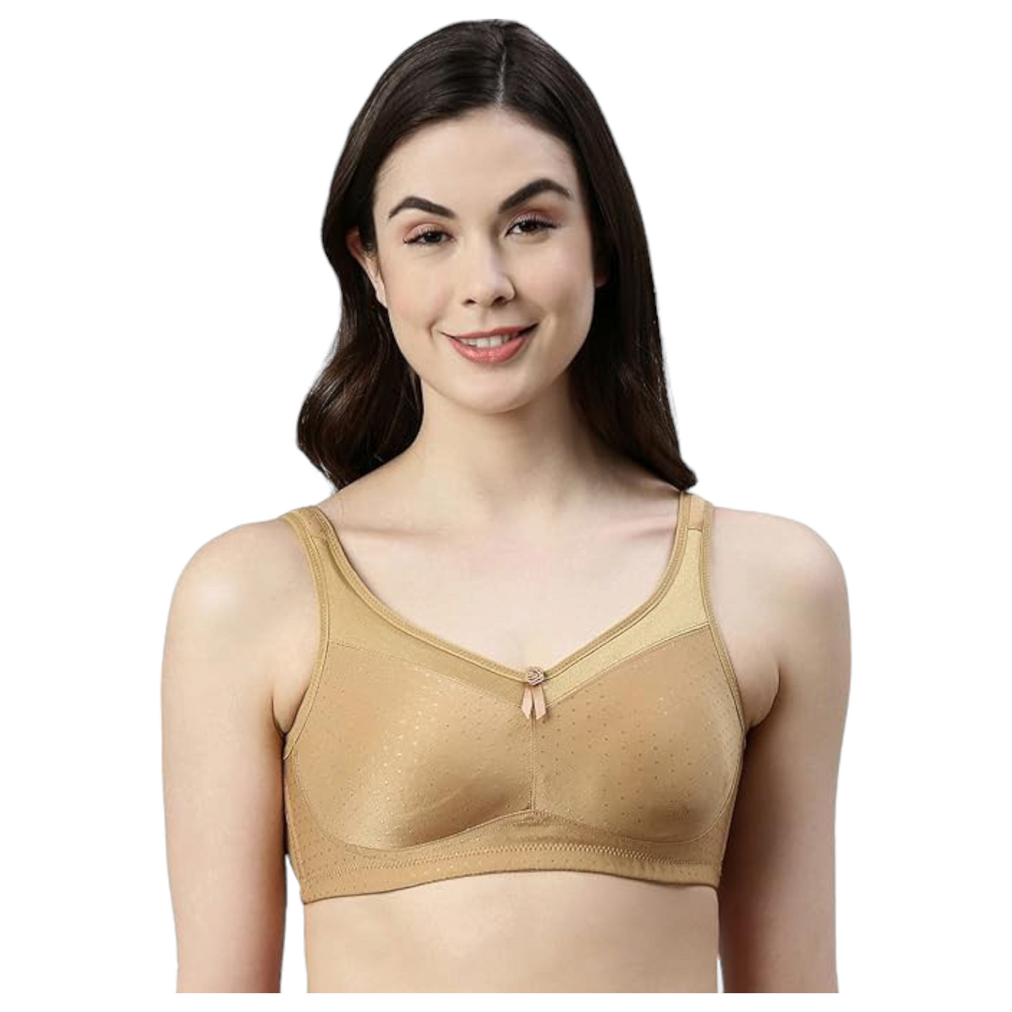 Enamor Full Figure Support Non Padded Non Wired Plus Size Bra|Fb12